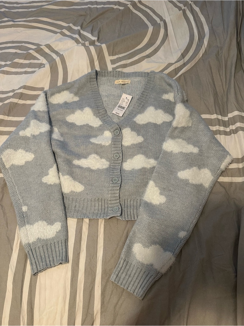 PAC Sun LA Hearts cardigan small